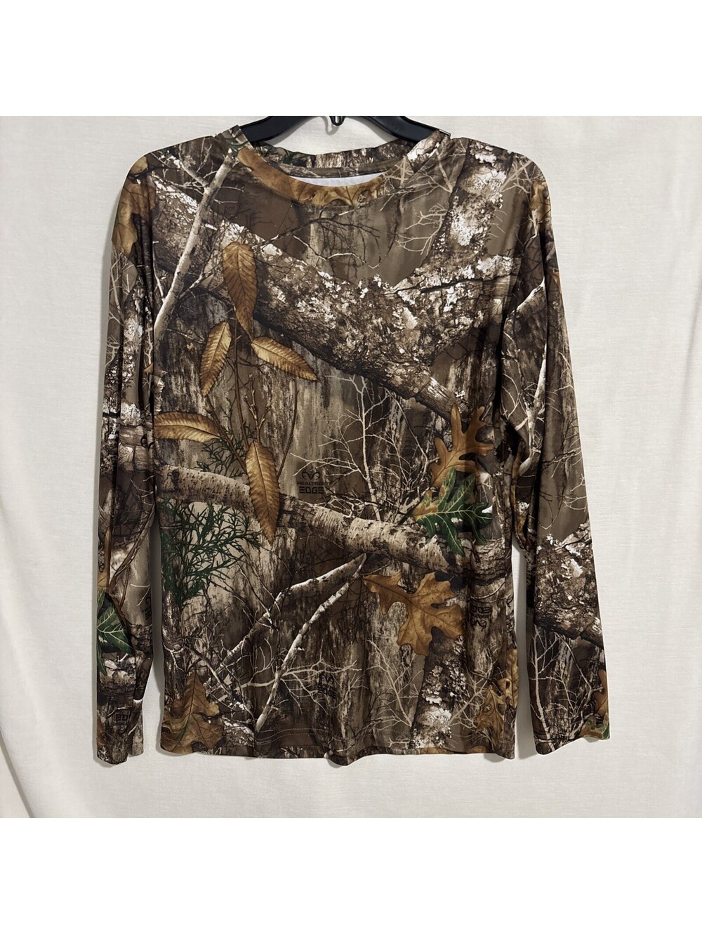 Men’s Real tree Camo Shirt M Long Sleeve Green Brown